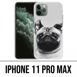 Custodia per iPhone 11 Pro Max - Pug Ears