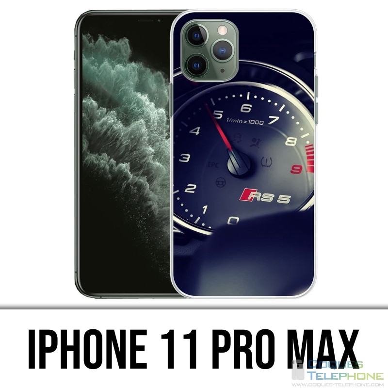 Coque iPhone 11 PRO MAX - Compteur Audi Rs5
