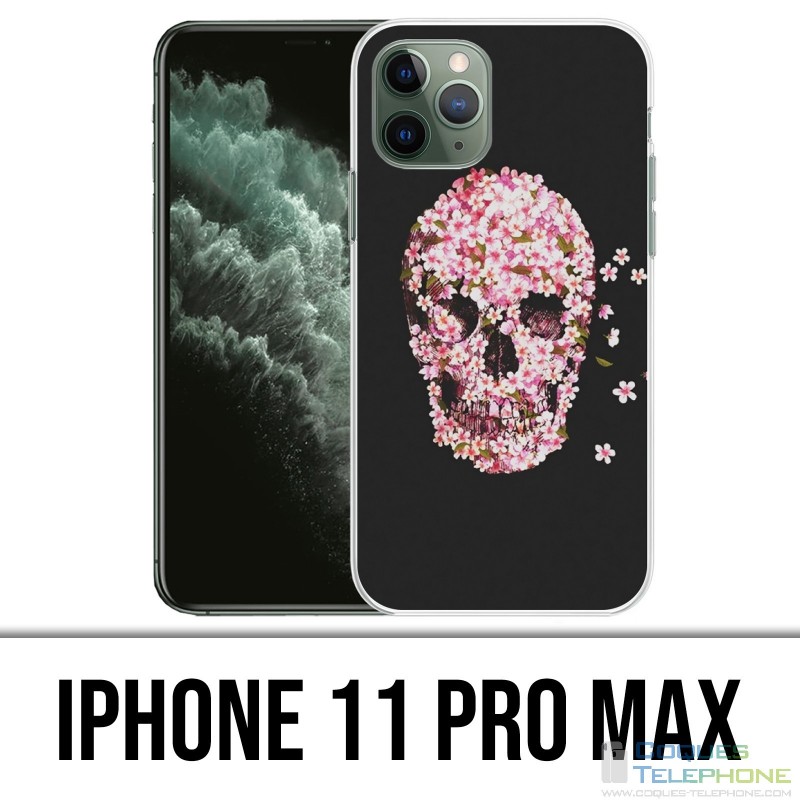 Coque iPhone 11 Pro Max - Crane Fleurs