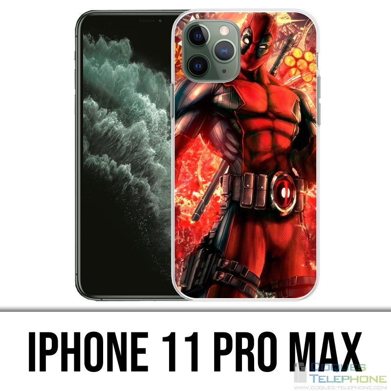Funda para iPhone 11 Pro Max - Deadpool Comic