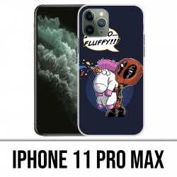Coque iPhone 11 PRO MAX - Deadpool Fluffy Licorne