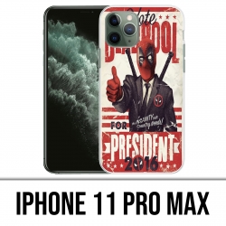 Coque iPhone 11 PRO MAX - Deadpool Président