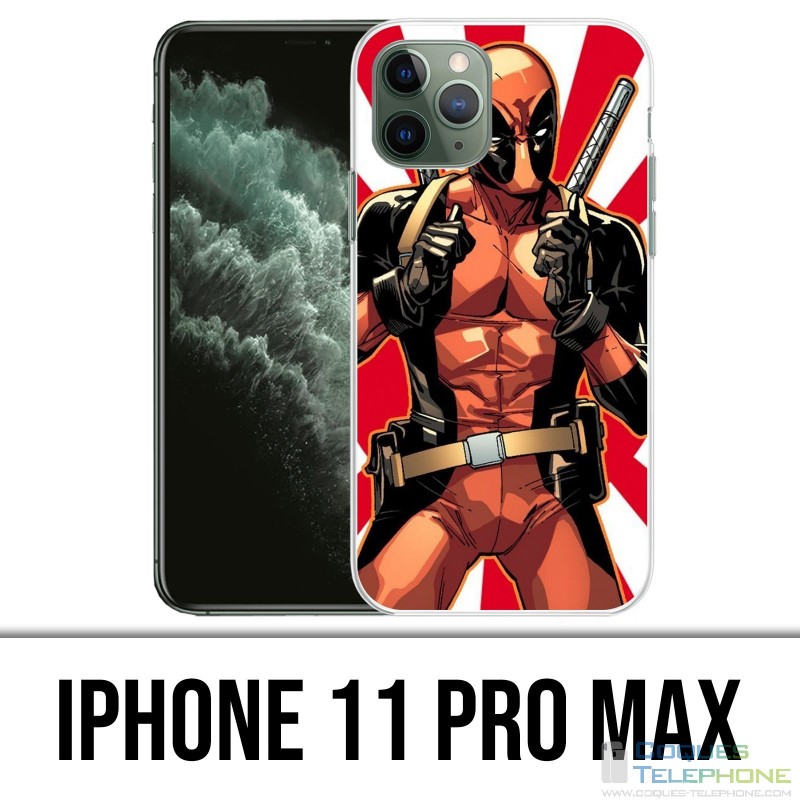 Coque iPhone 11 PRO MAX - Deadpool Redsun