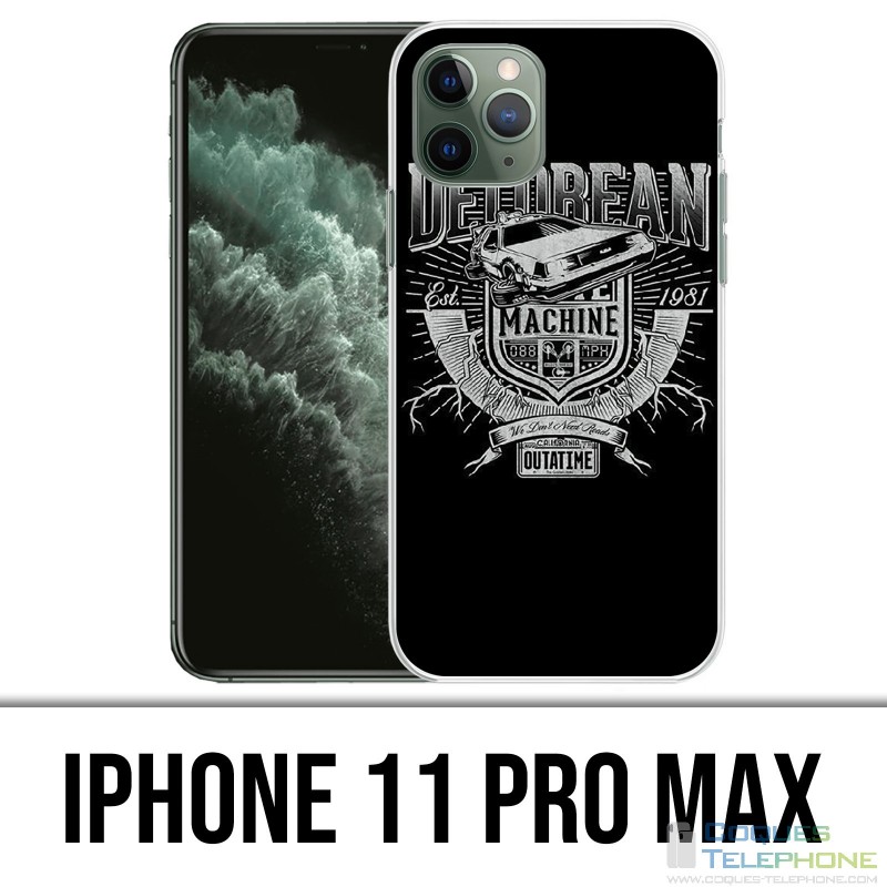 Coque iPhone 11 PRO MAX - Delorean Outatime