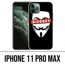 Coque iPhone 11 Pro Max - Disobey Anonymous
