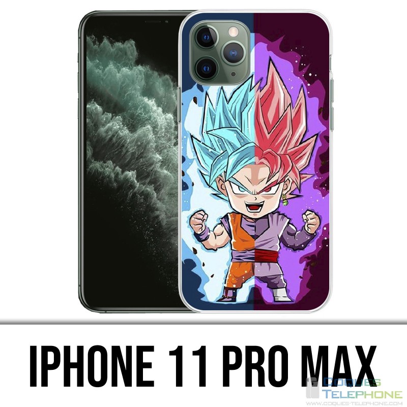 IPhone 11 Pro Max Tasche - Dragon Ball Black Goku