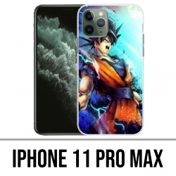 Coque iPhone 11 PRO MAX - Dragon Ball Goku Couleur