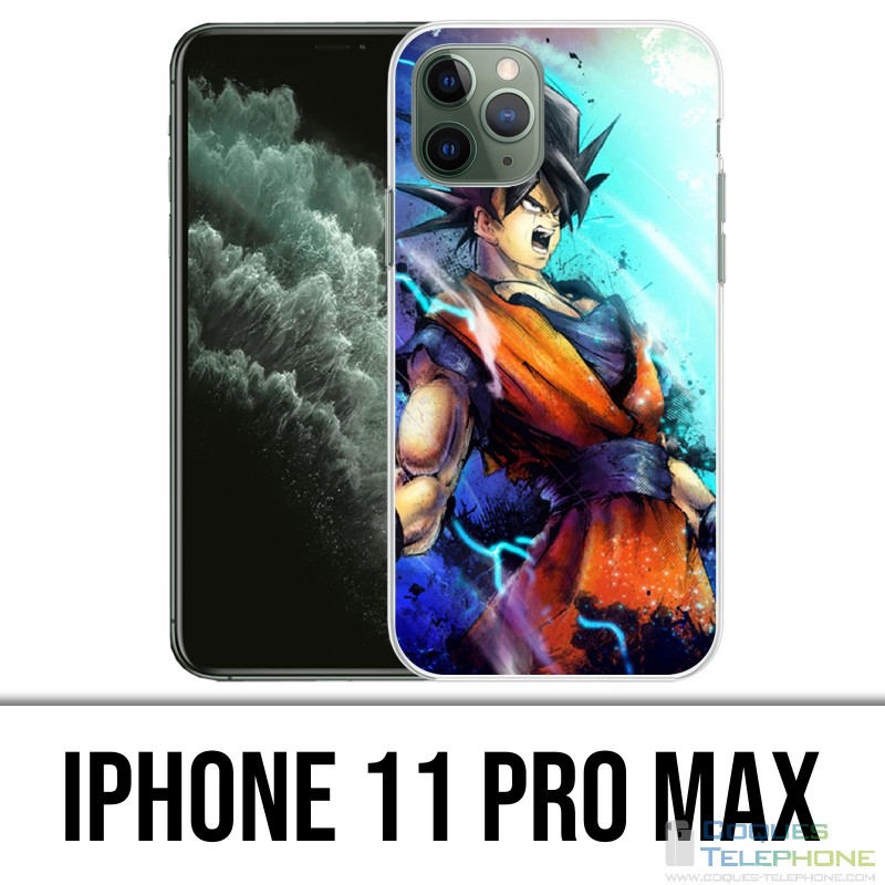 Custodia IPhone 11 Pro Max - Dragon Ball Goku Color