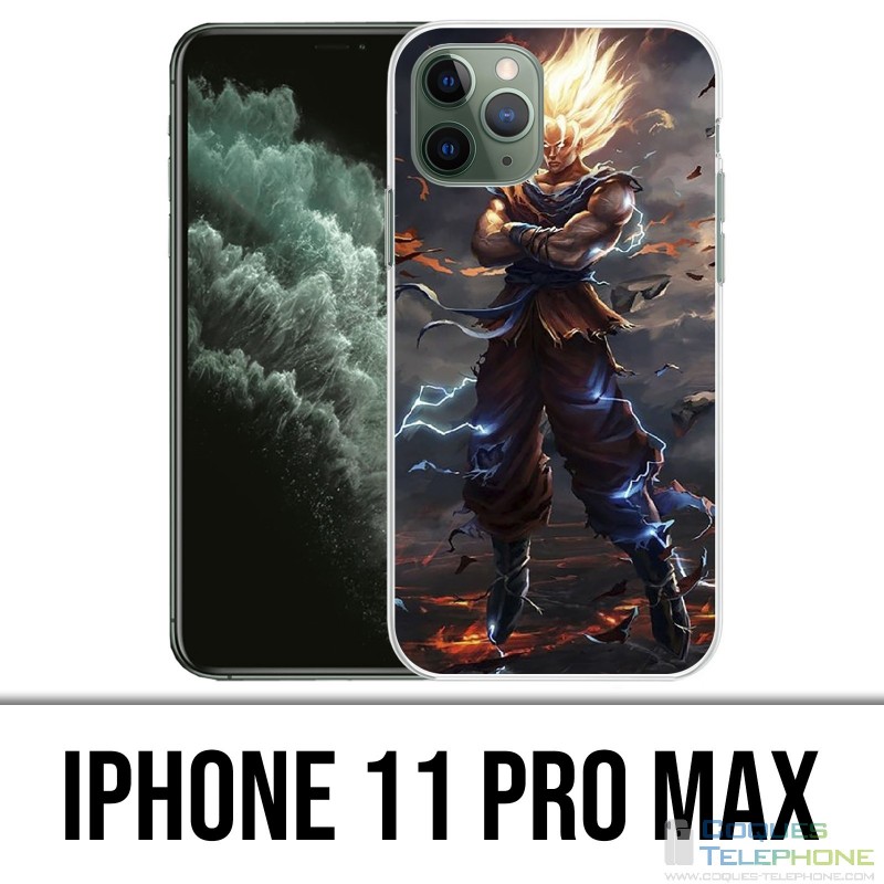 Funda para iPhone 11 Pro Max - Dragon Ball Super Saiyan