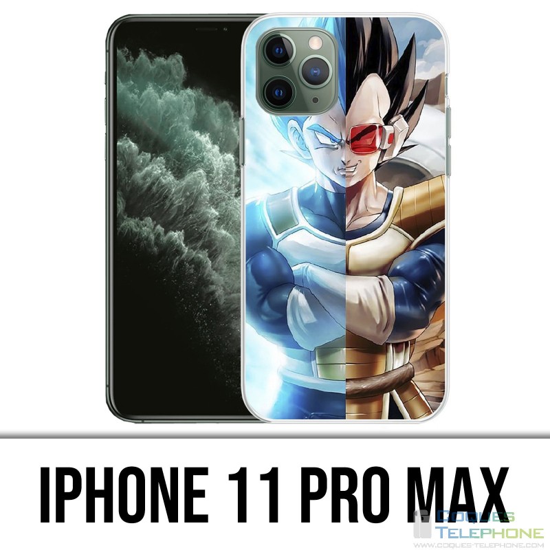 Carcasa iPhone 11 Pro Max - Dragon Ball Vegeta Super Saiyan