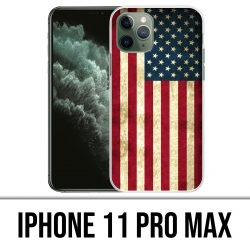 Coque iPhone 11 Pro Max - Drapeau Usa