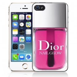 Coque téléphone Vernis Dior - Rose
