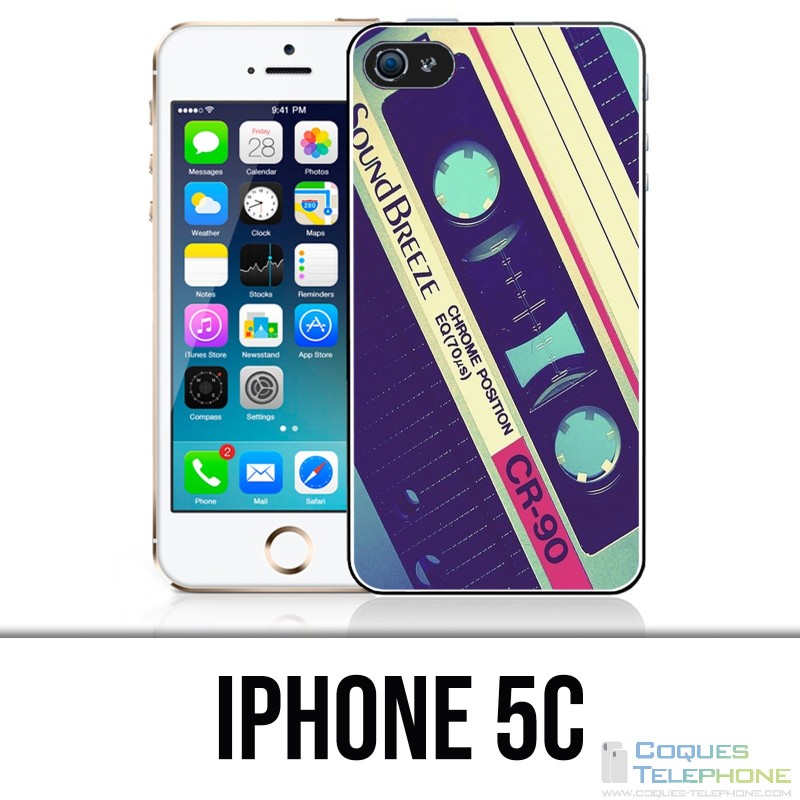Coque iPhone 5C - Cassette Audio Sound Breeze