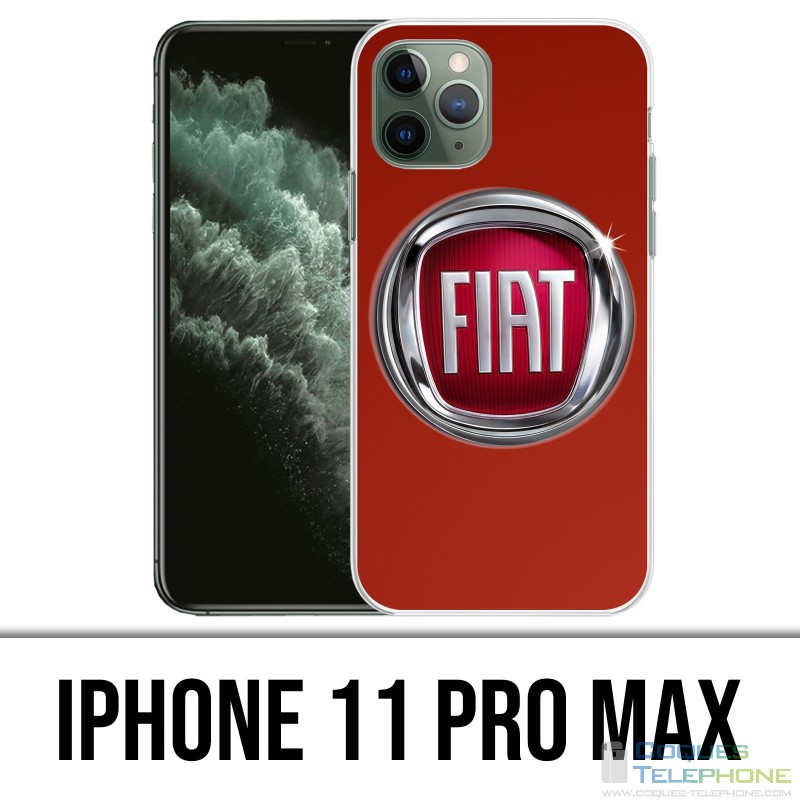 Custodia IPhone 11 Pro Max - Logo Fiat