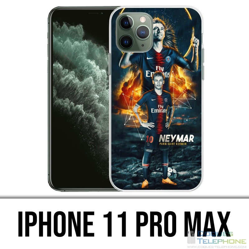 Custodia IPhone 11 Pro Max - Football Psg Neymar Victory
