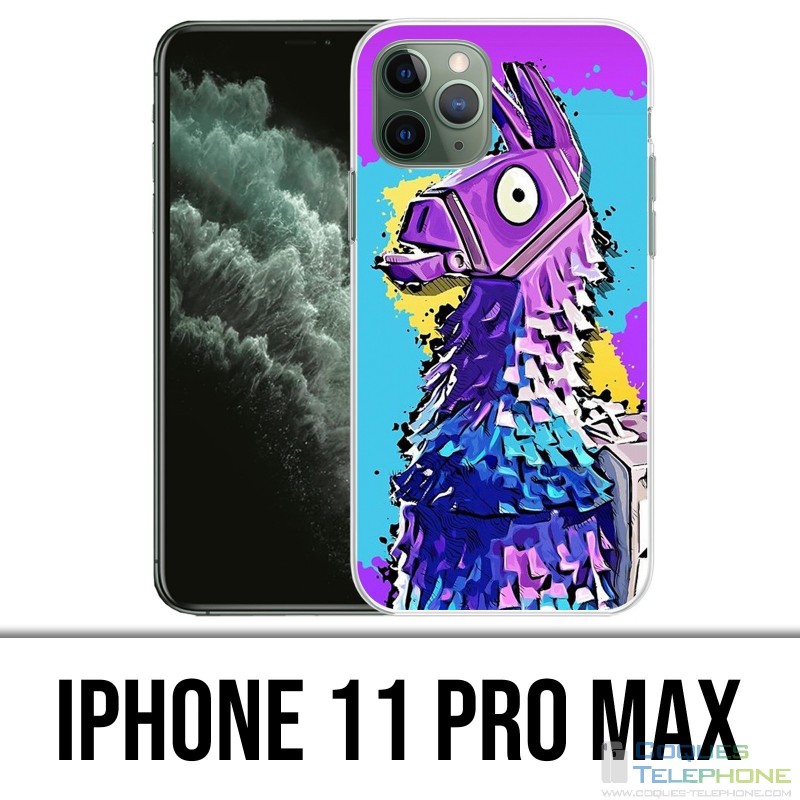 Coque iPhone 11 PRO MAX - Fortnite Lama