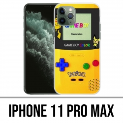 Coque iPhone 11 PRO MAX - Game Boy Color Pikachu Jaune Pokémon