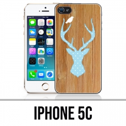 Custodia per iPhone 5C - Cervo di legno