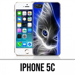 Funda iPhone 5C - Cat Blue Eyes
