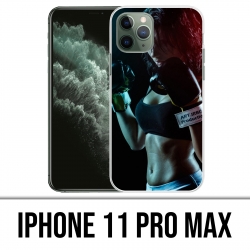 Coque iPhone 11 Pro Max - Girl Boxe