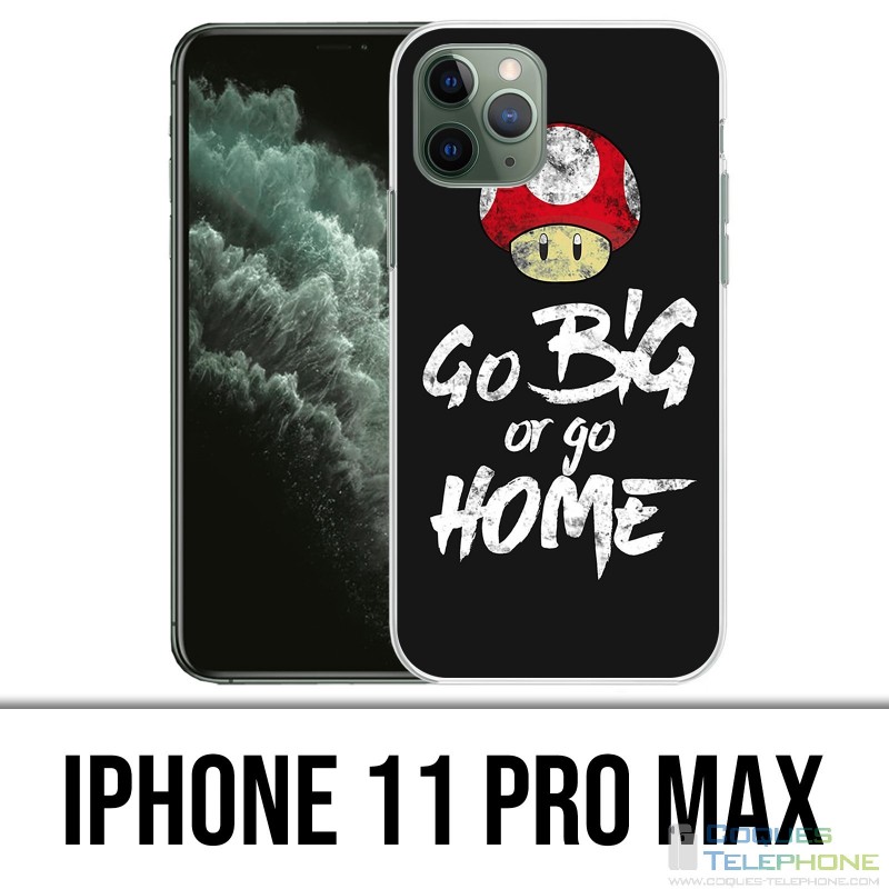 Coque iPhone 11 PRO MAX - Go Big Or Go Home Musculation