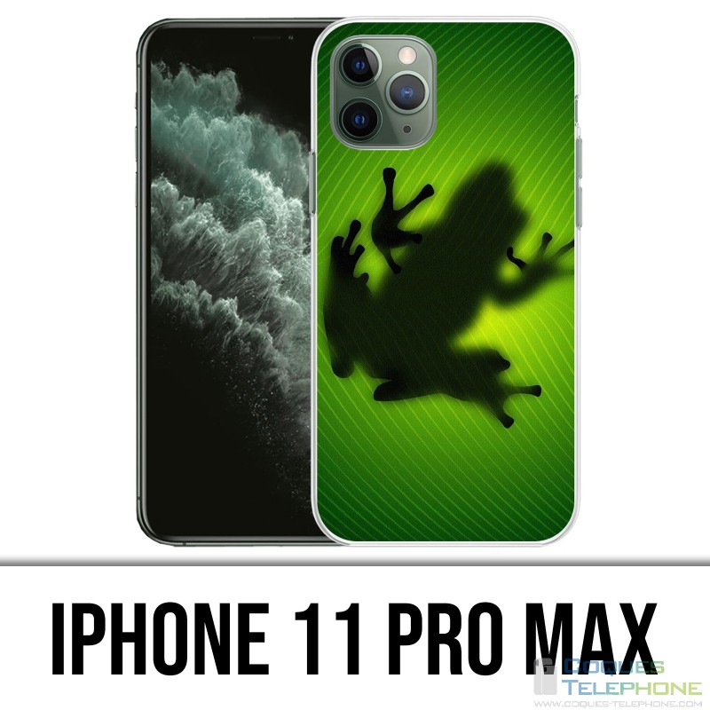 Coque iPhone 11 PRO MAX - Grenouille Feuille
