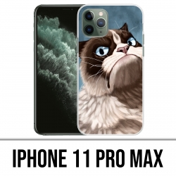 IPhone 11 Pro Max Case - Mürrische Katze