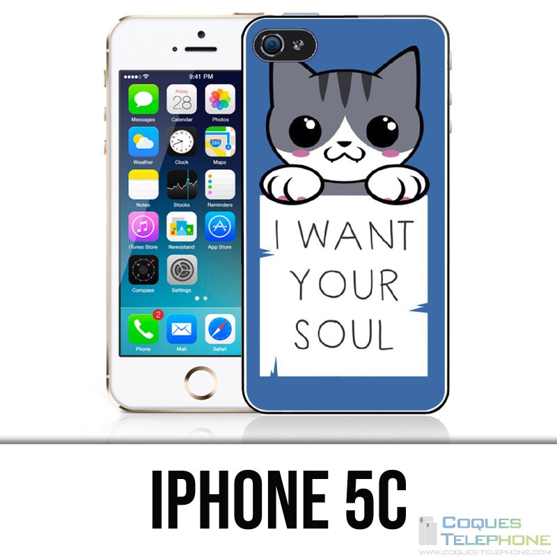 Funda iPhone 5C - Chat Quiero tu alma