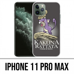 Custodia IPhone 11 Pro Max - Pokemon King Lion Hakuna Rattata