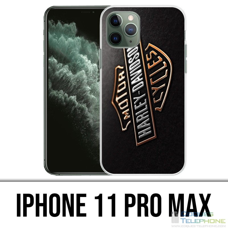 Coque iPhone 11 PRO MAX - Harley Davidson Logo 1