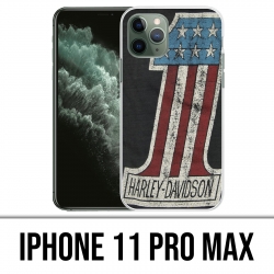Custodia IPhone 11 Pro Max - Logo Harley Davidson