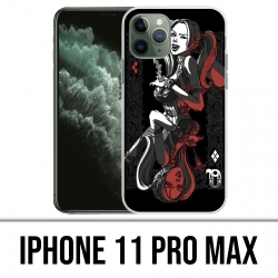 Coque iPhone 11 PRO MAX - Harley Queen Carte