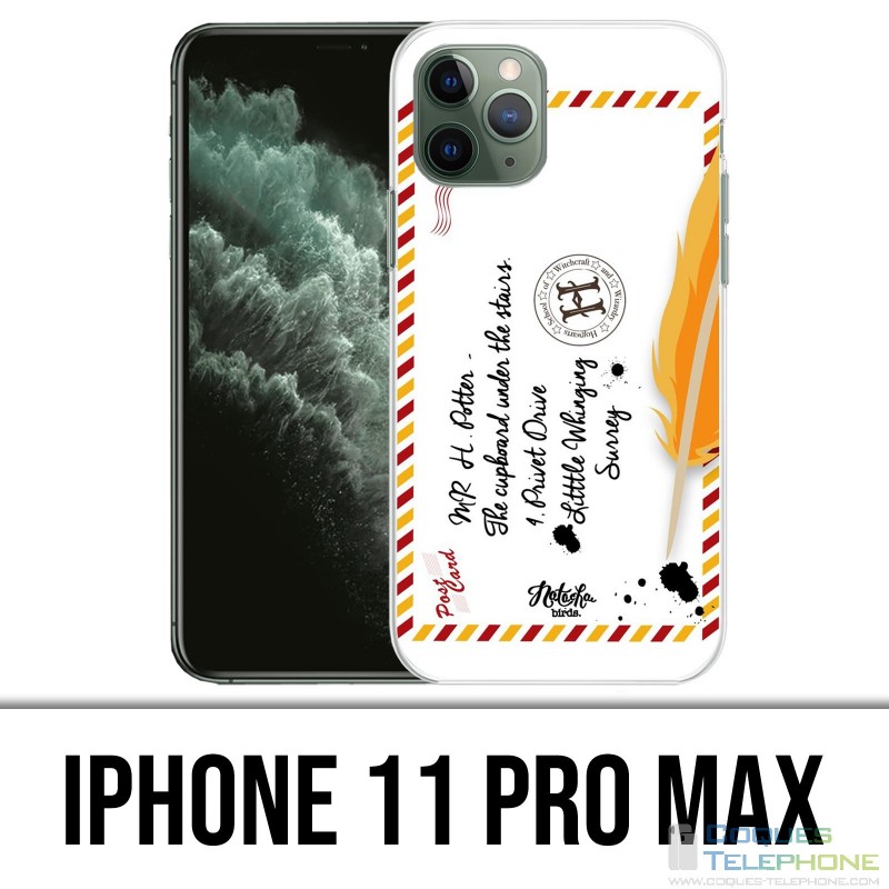 Coque iPhone 11 PRO MAX - Harry Potter Lettre Poudlard