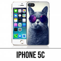 IPhone 5C Hülle - Cat Galaxy Brille