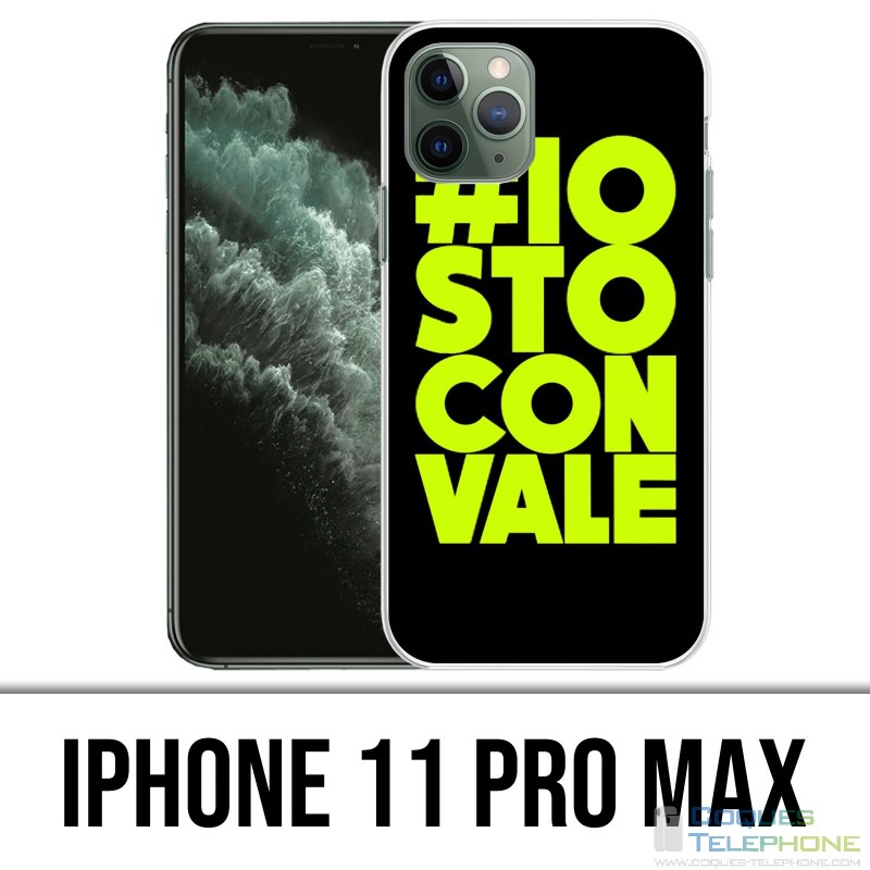 IPhone 11 Pro Max case - Io Sto Con Vale Valentino Rossi motogp