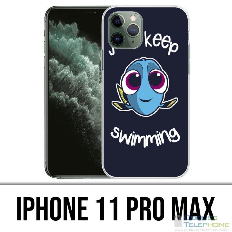 IPhone 11 Pro Max Case - Schwimmen Sie einfach weiter