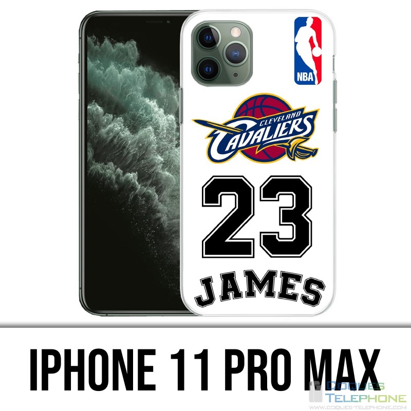 Coque iPhone 11 Pro Max - Lebron James Blanc