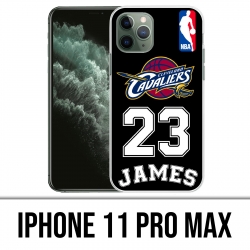 Coque iPhone 11 Pro Max - Lebron James Noir
