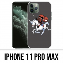 Carcasa IPhone 11 Pro Max - Unicorn Deadpool Spiderman