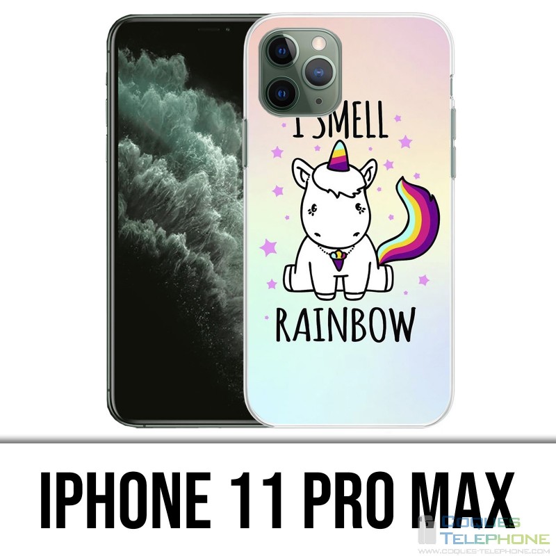 IPhone 11 Pro Max Hülle - Unicorn I Smell Raimbow