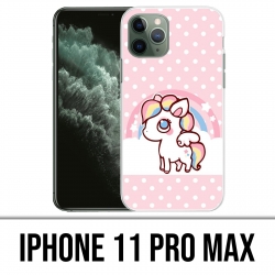 Funda iPhone 11 Pro Max - Unicornio Kawaii