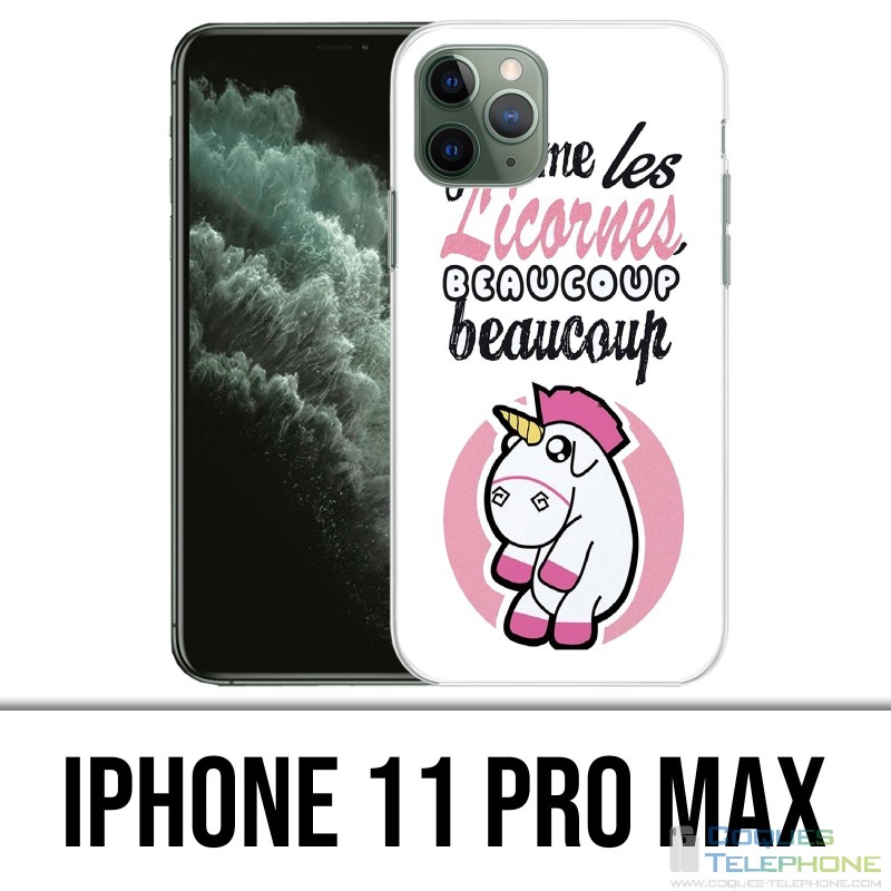 Coque iPhone 11 PRO MAX - Licornes