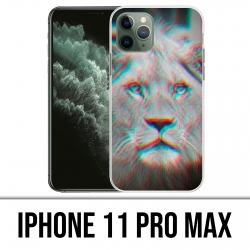 Custodia per iPhone 11 Pro Max - Lion 3D