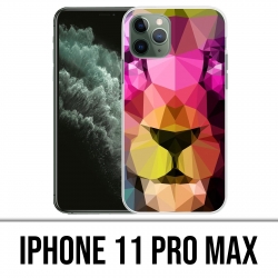 Coque iPhone iPhone 11 PRO MAX - Lion Geometrique