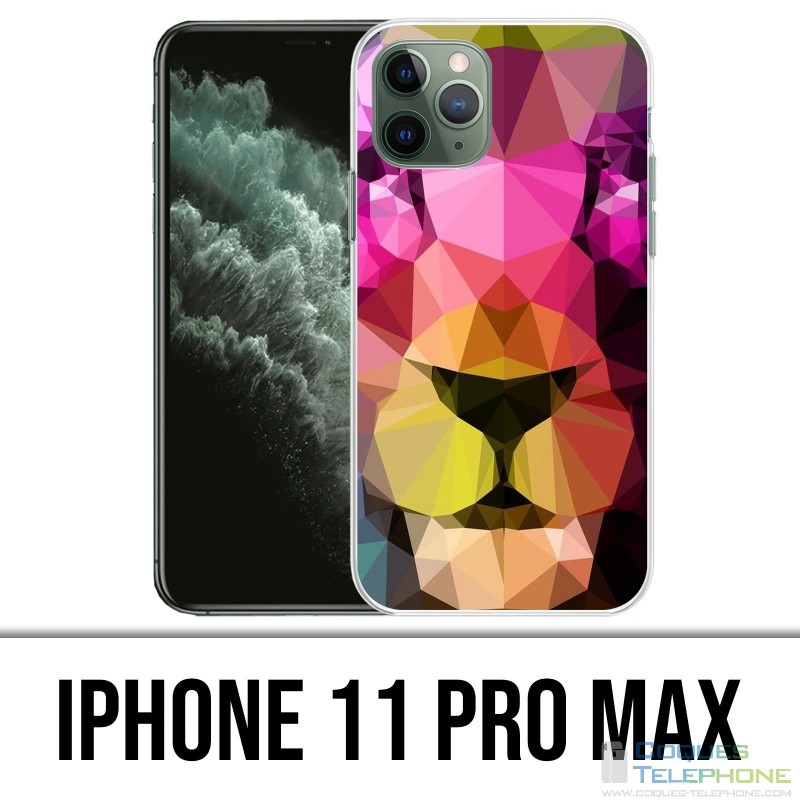 Funda iPhone 11 Pro Max - Geometric Lion