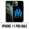 Coque iPhone 11 PRO MAX - Logo Om Marseille Noir