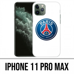 Custodia IPhone 11 Pro Max - Logo Psg sfondo bianco