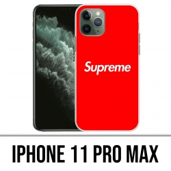 Custodia IPhone 11 Pro Max - Logo Supreme