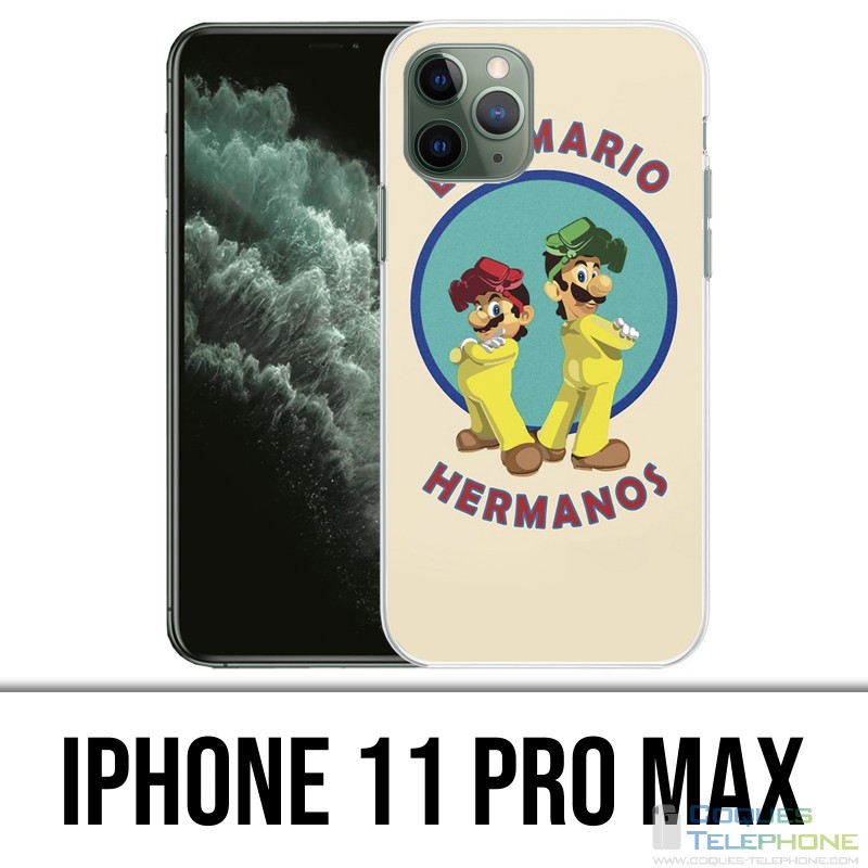 Funda para iPhone 11 Pro Max - Los Mario Hermanos