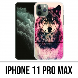 IPhone 11 Pro Max Hülle - Triangle Wolf